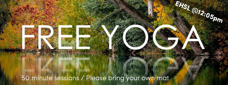 EHSL Free Yoga at 12:05pm