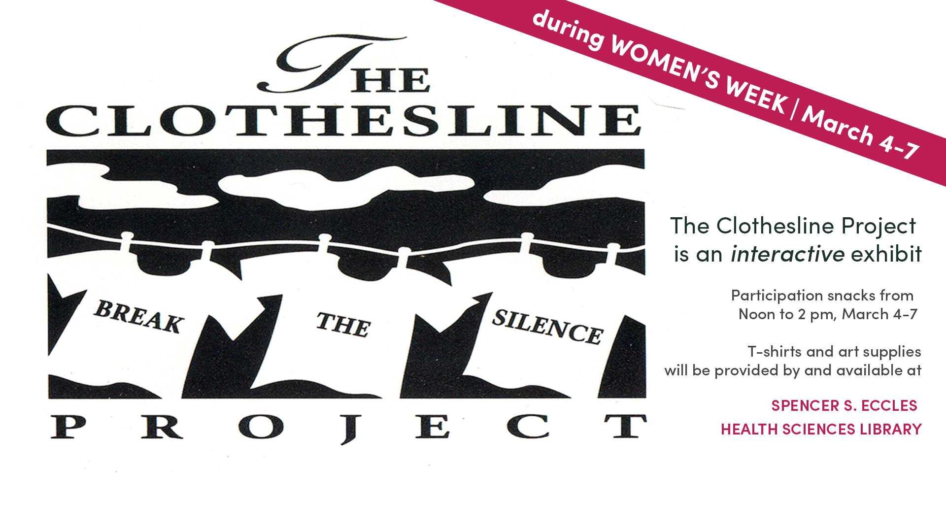 The Clothesline Project [Violence Against Women - Changing Perspective]