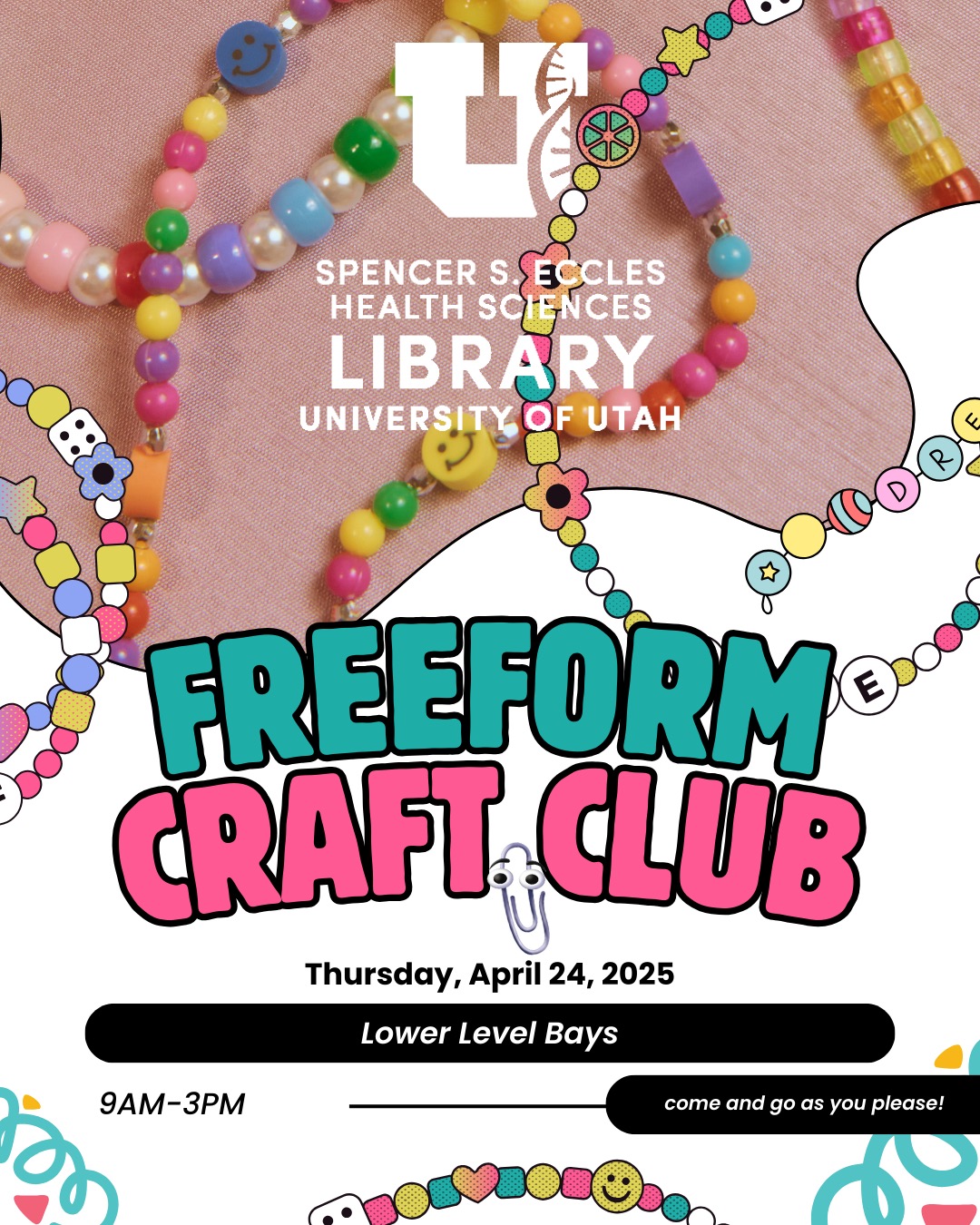 Freeform Craft Club, Thursday, April 24, 2025